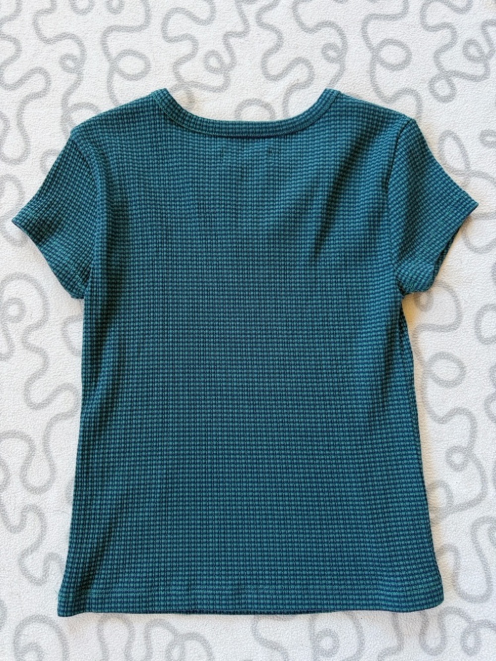 Madewell Ribbed Split-Neck Tee - Picture 2 of 4